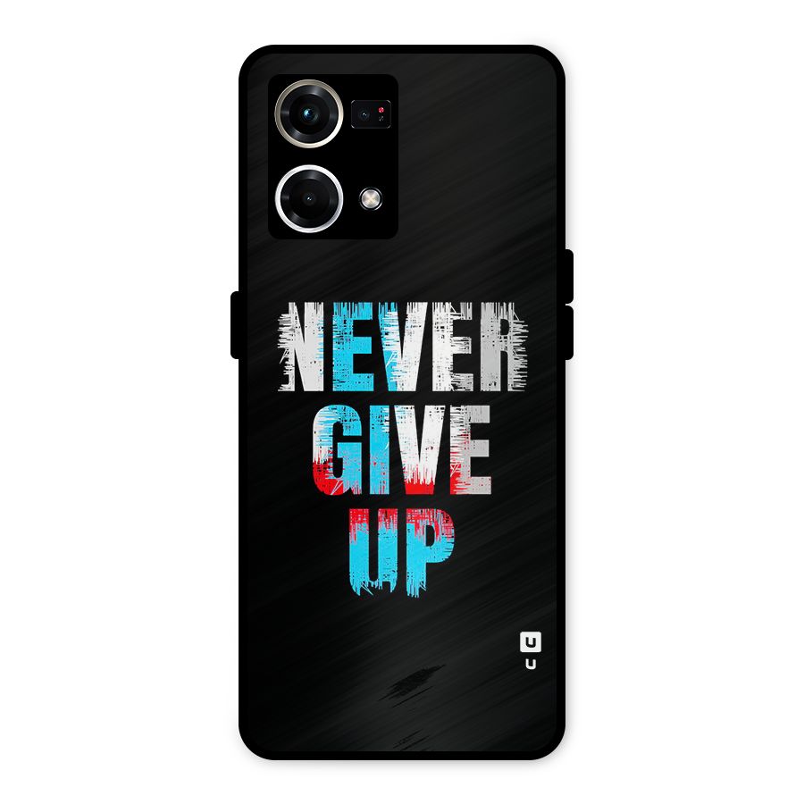 The Determined Metal Back Case for Oppo F21 Pro 4G