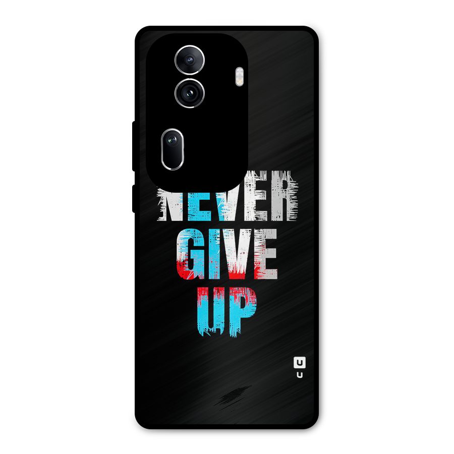 The Determined Metal Back Case for Oppo Reno11 Pro 5G