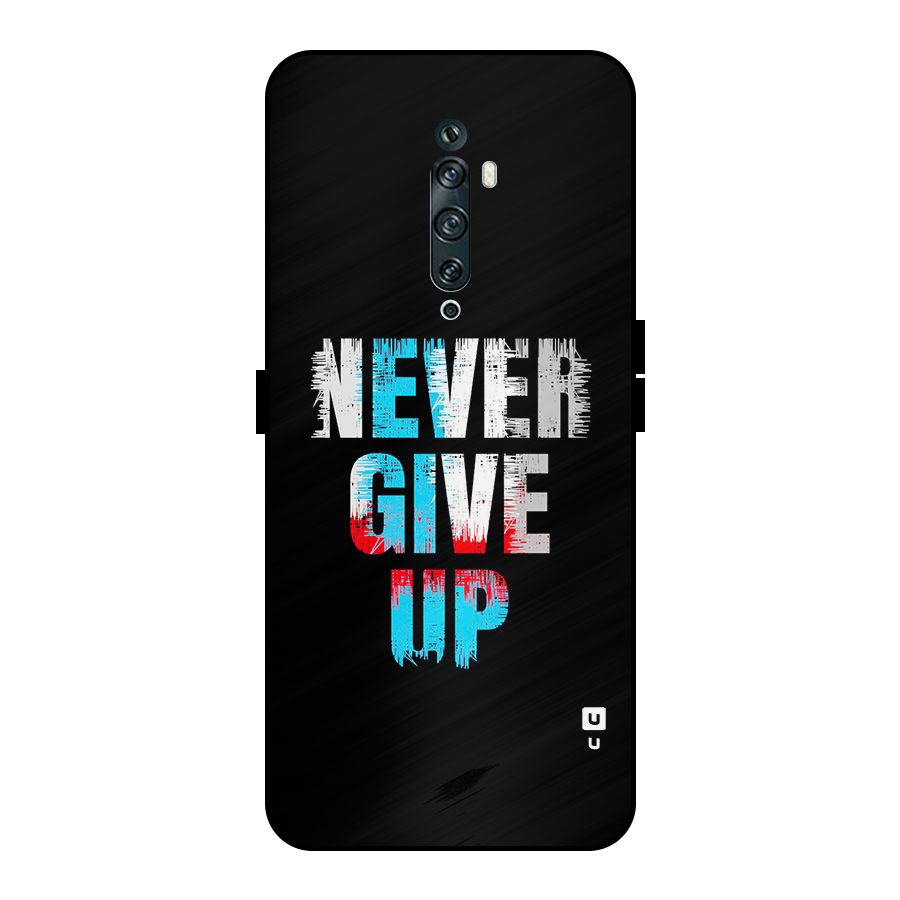 The Determined Metal Back Case for Oppo Reno2 F