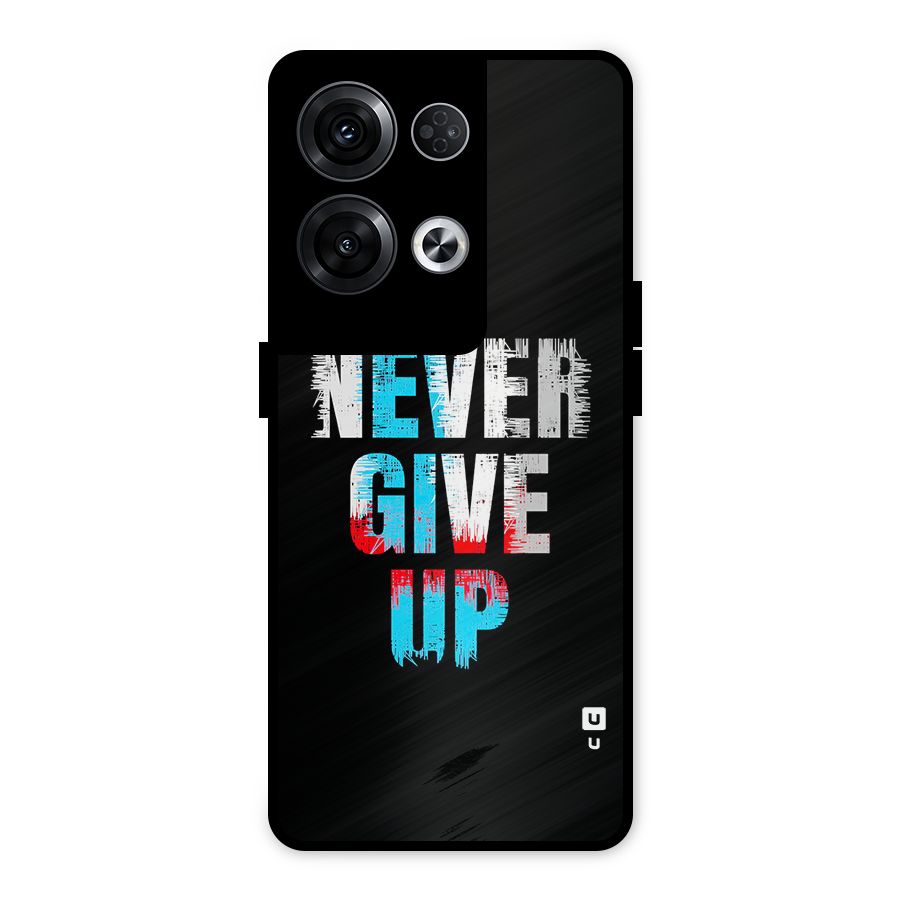 The Determined Metal Back Case for Oppo Reno8 Pro 5G