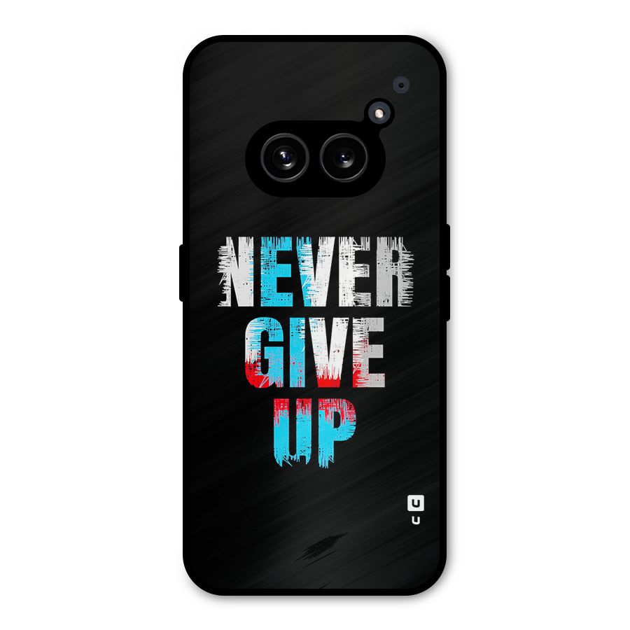 The Determined Metal Back Case for Nothing Phone 2a