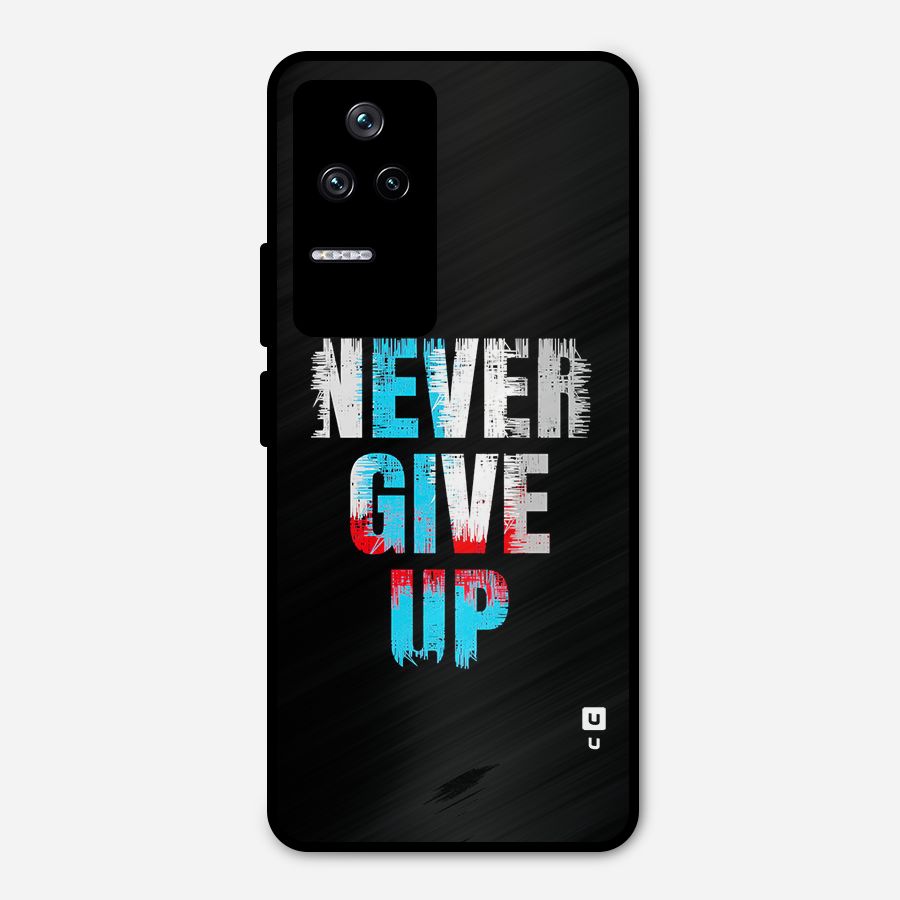 The Determined Metal Back Case for Poco F4 5G
