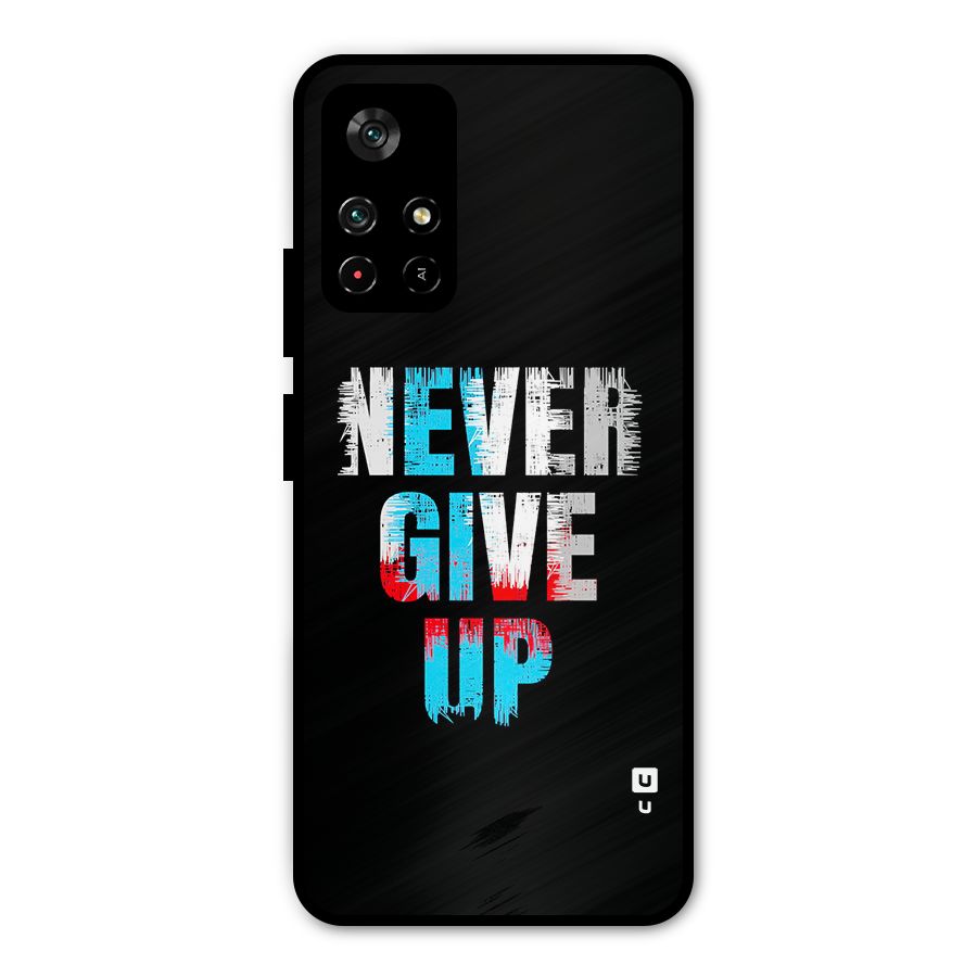 The Determined Metal Back Case for Poco M4 Pro 5G