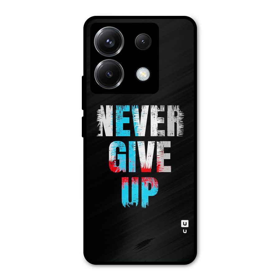 The Determined Metal Back Case for Poco X6