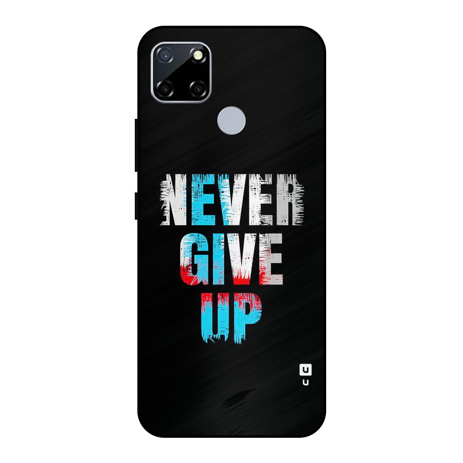 The Determined Metal Back Case for Realme Narzo 20