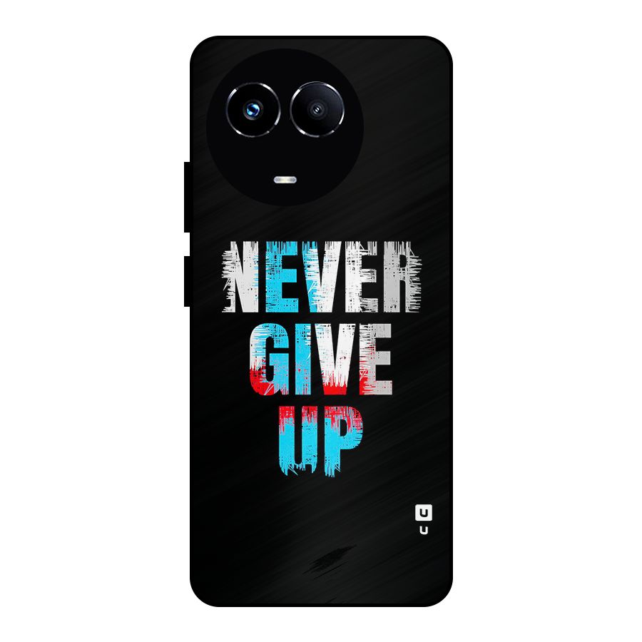 The Determined Metal Back Case for Realme Narzo 60X