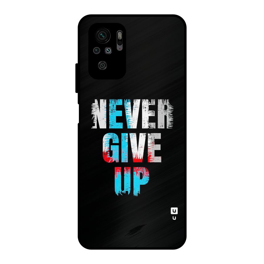 The Determined Metal Back Case for Redmi Note 10S