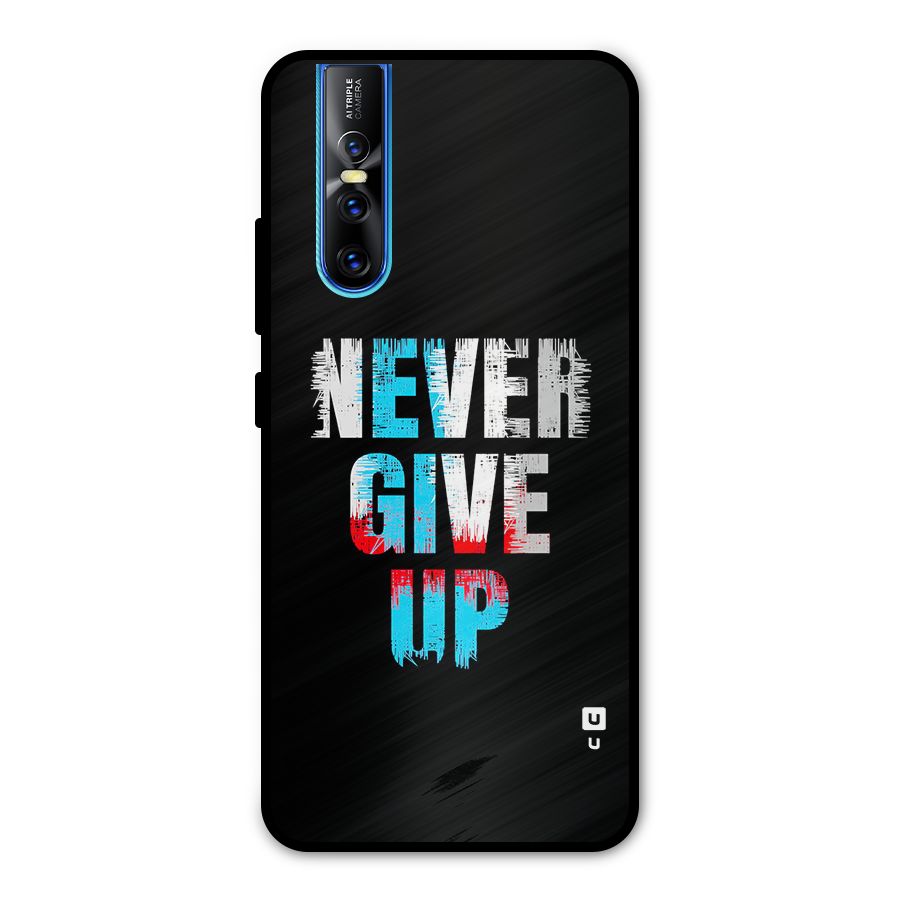 The Determined Metal Back Case for Vivo V15 Pro