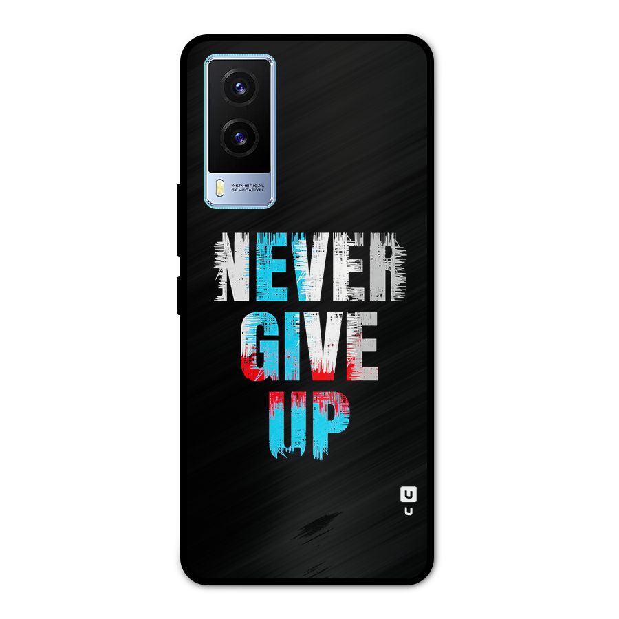 The Determined Metal Back Case for Vivo V21e 5G