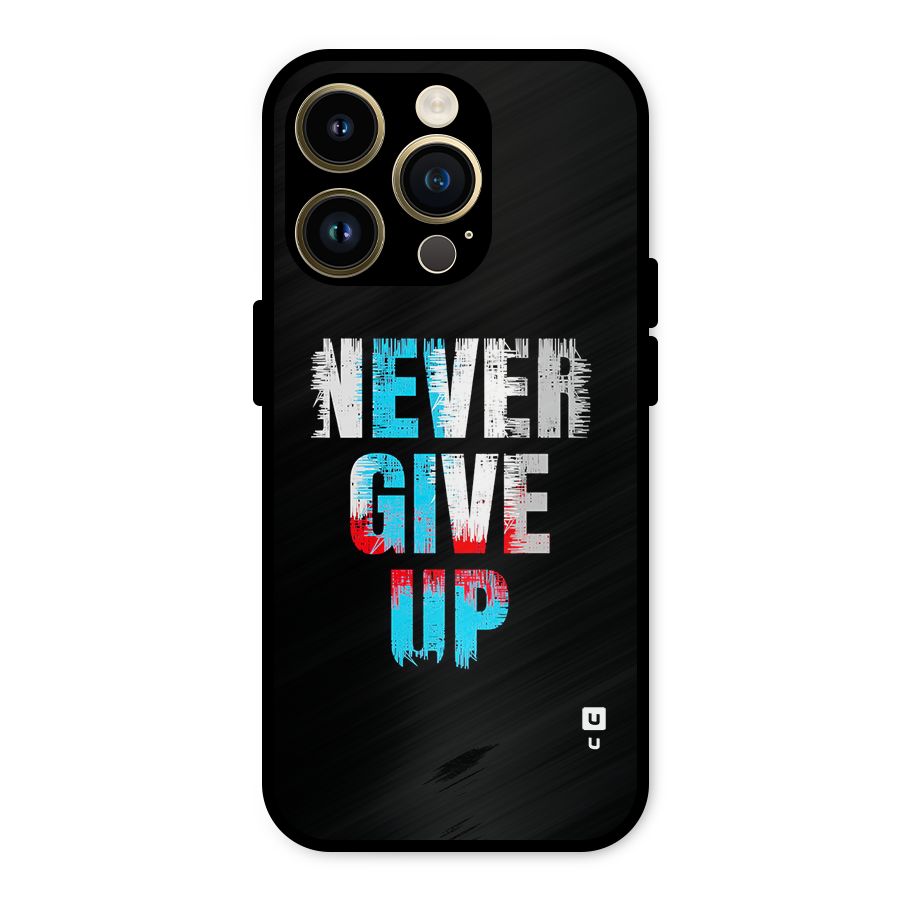 The Determined Metal Back Case for iPhone 14 Pro