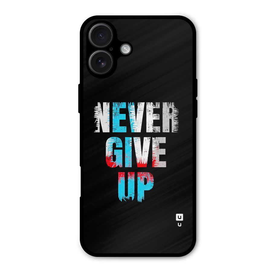 The Determined Metal Back Case for iPhone 16 Plus