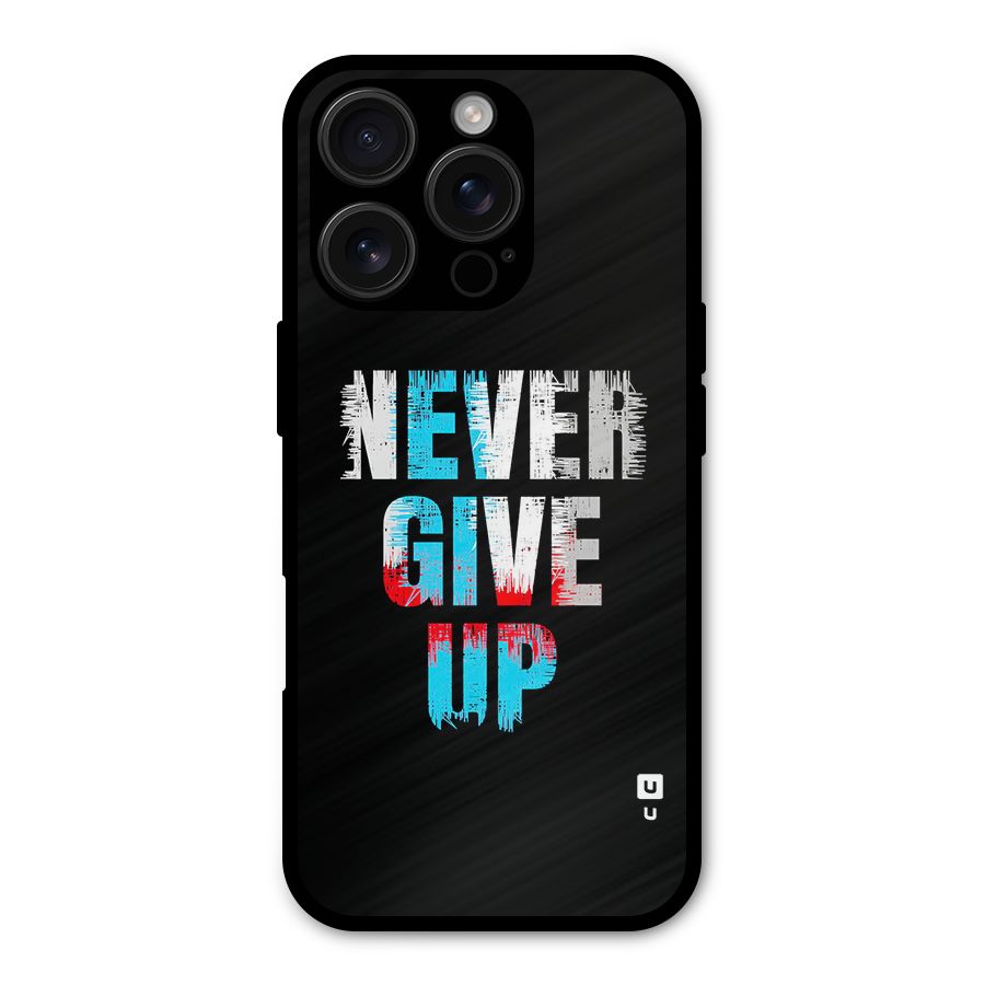 The Determined Metal Back Case for iPhone 16 Pro