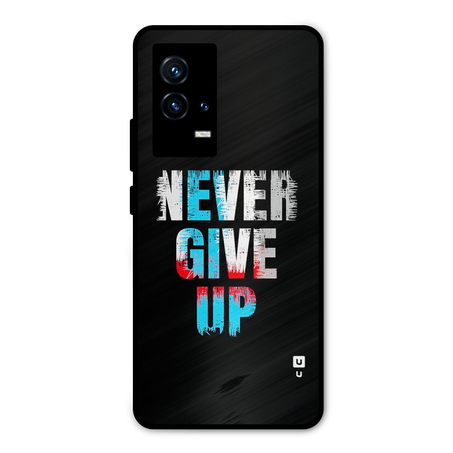 The Determined Metal Back Case for iQOO 9 5G