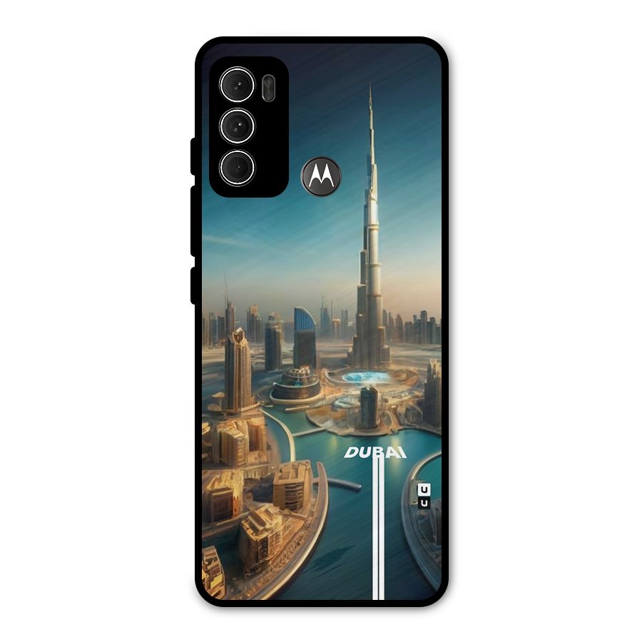 The Dubai Metal Back Case for Moto G60