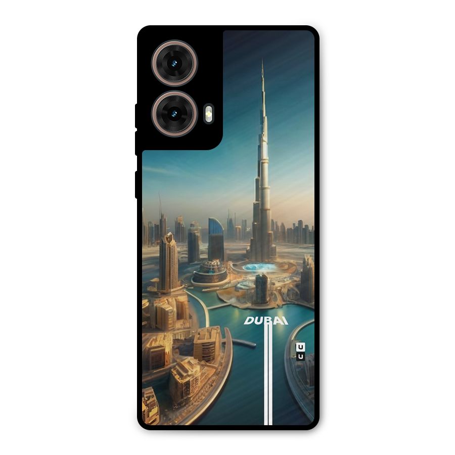 The Dubai Metal Back Case for Moto G85