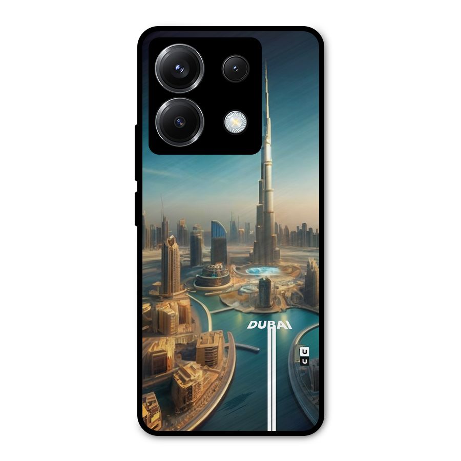 The Dubai Metal Back Case for Poco X6