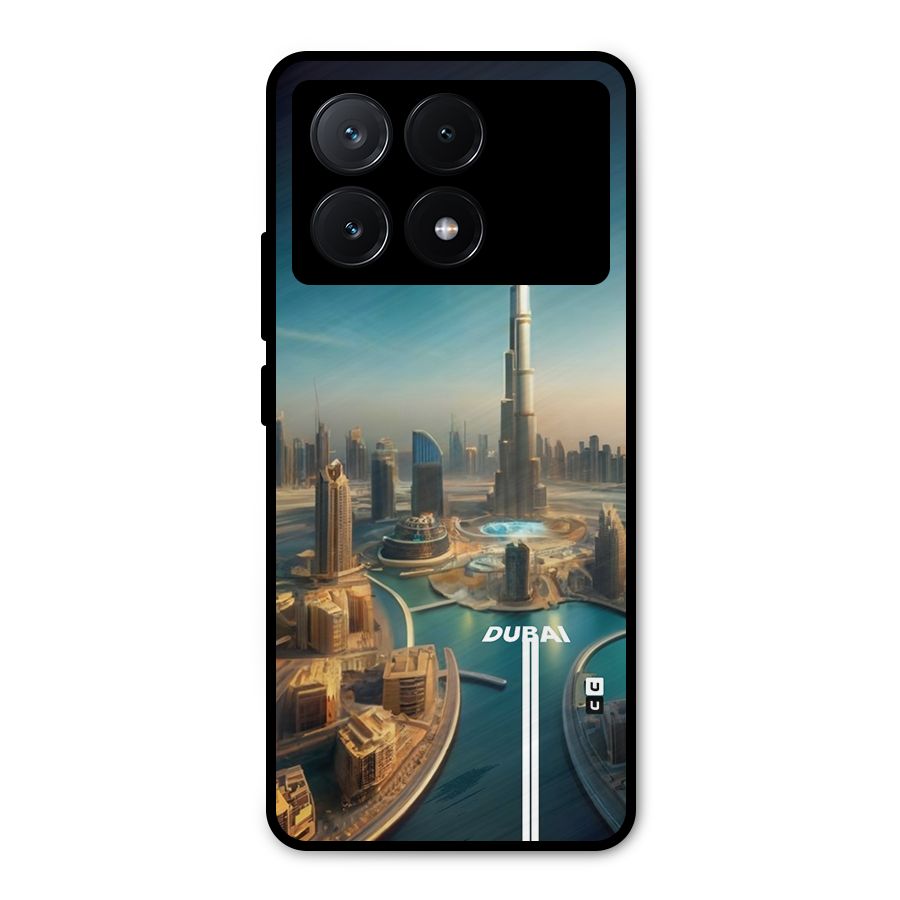 The Dubai Metal Back Case for Poco X6 Pro