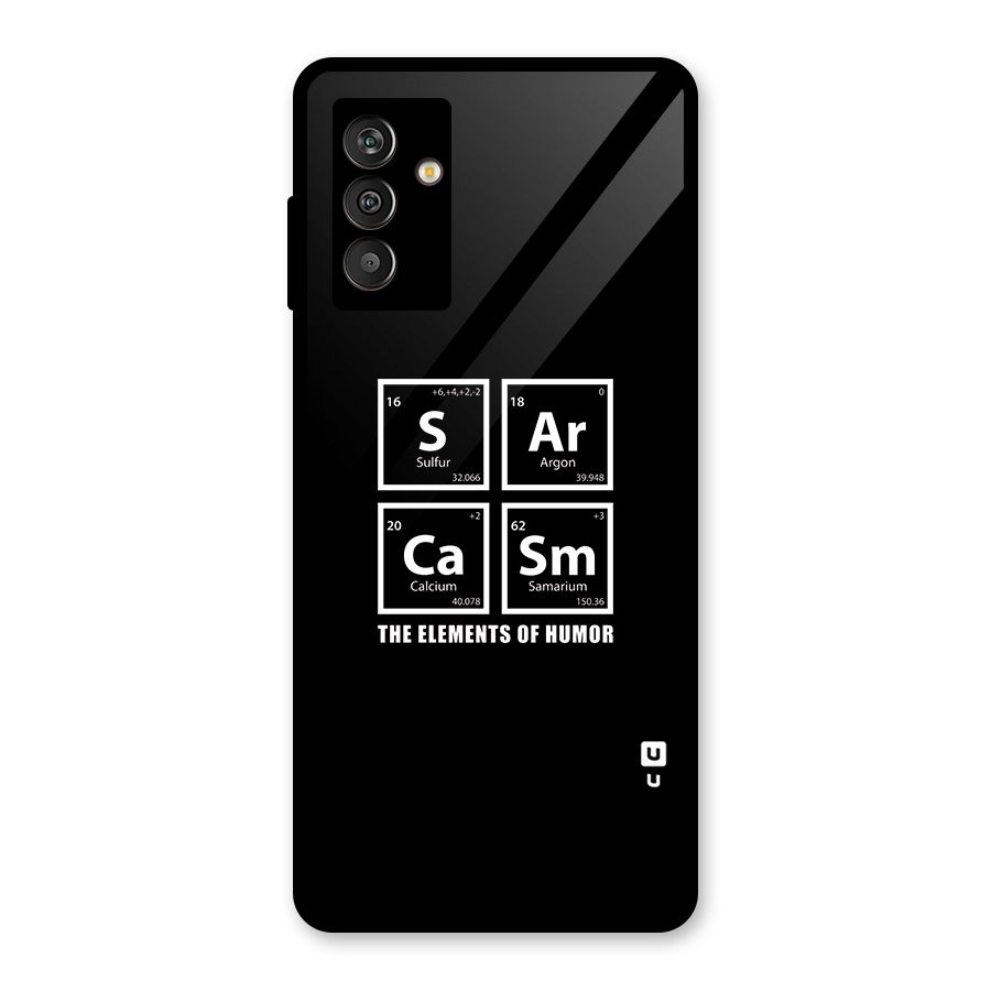 The Elements of Humor Glass Back Case for Galaxy M13