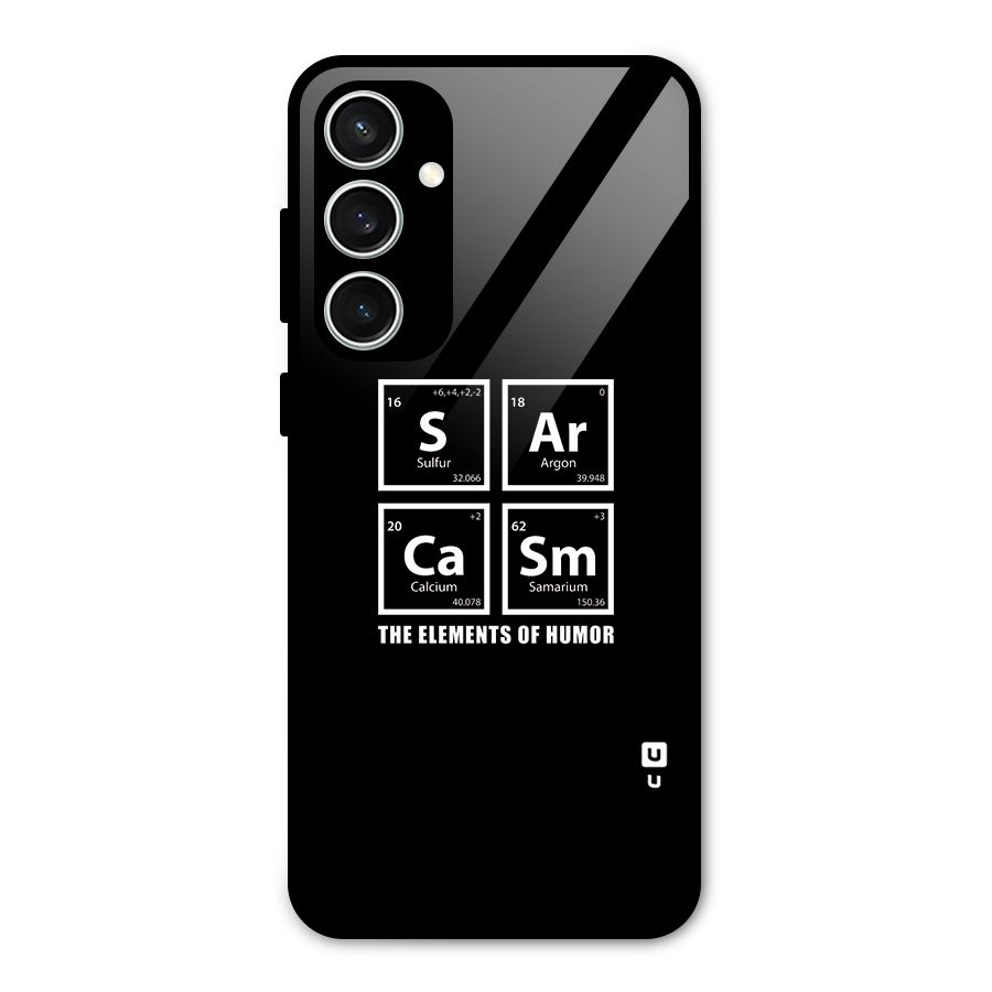 The Elements of Humor Glass Back Case for Galaxy S23 FE