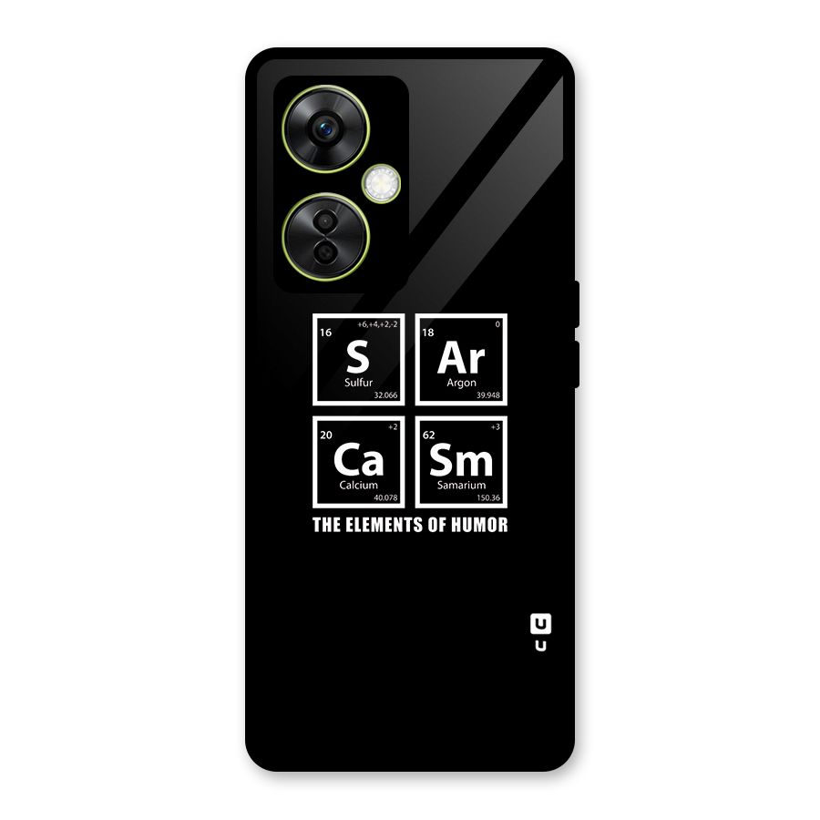 The Elements of Humor Glass Back Case for OnePlus Nord CE 3 Lite