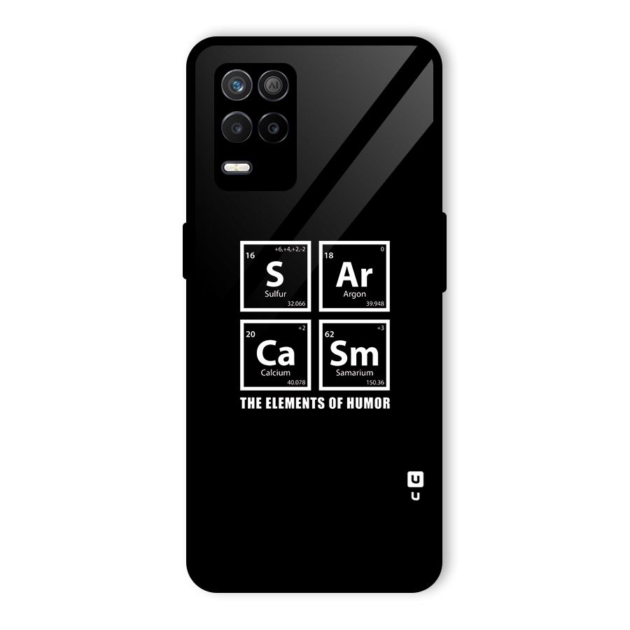 The Elements of Humor Glass Back Case for Realme 8s 5G