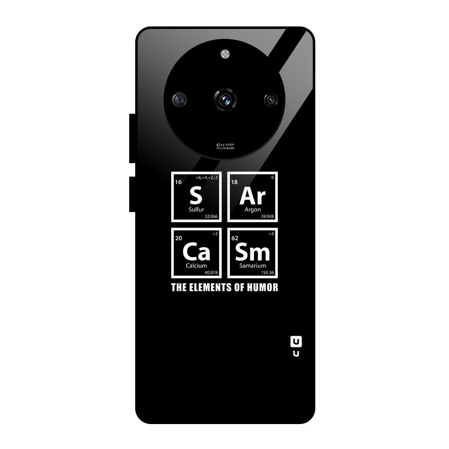 The Elements of Humor Glass Back Case for Realme Narzo 60 5G