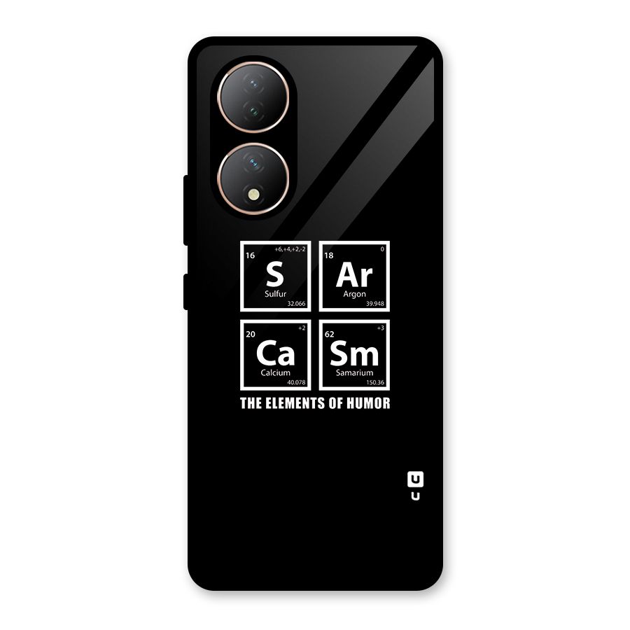 The Elements of Humor Glass Back Case for Vivo Y100A
