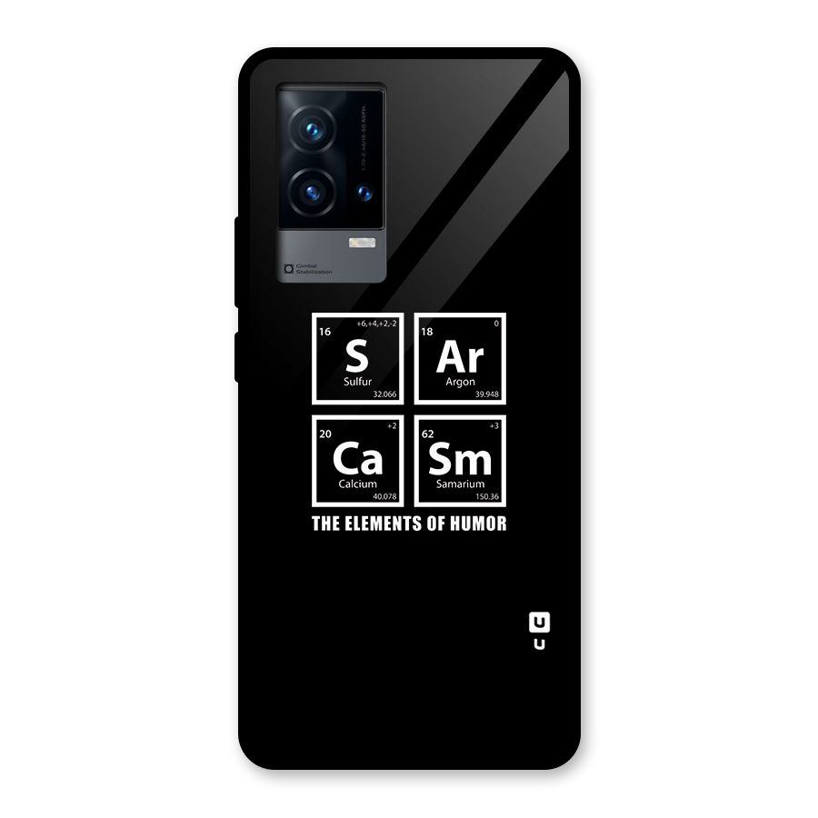 The Elements of Humor Glass Back Case for iQOO 9 5G