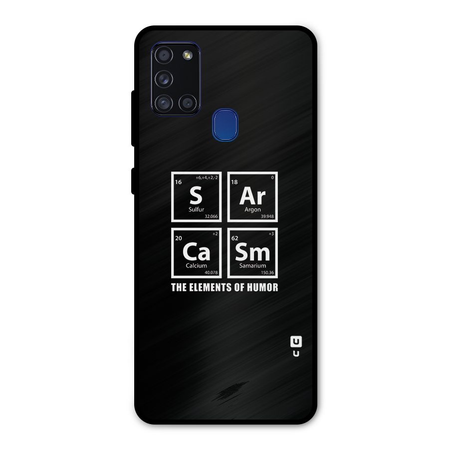 The Elements of Humor Metal Back Case for Galaxy A21s