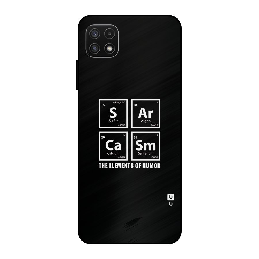 The Elements of Humor Metal Back Case for Galaxy A22 5G