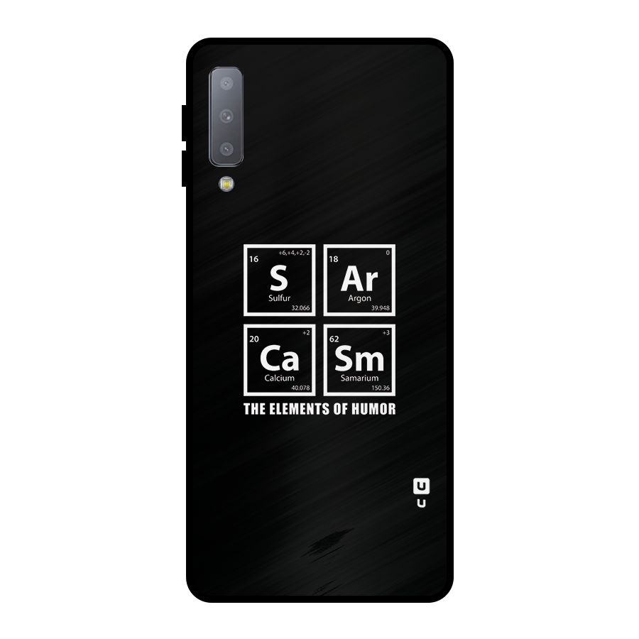 The Elements of Humor Metal Back Case for Galaxy A7 (2018)