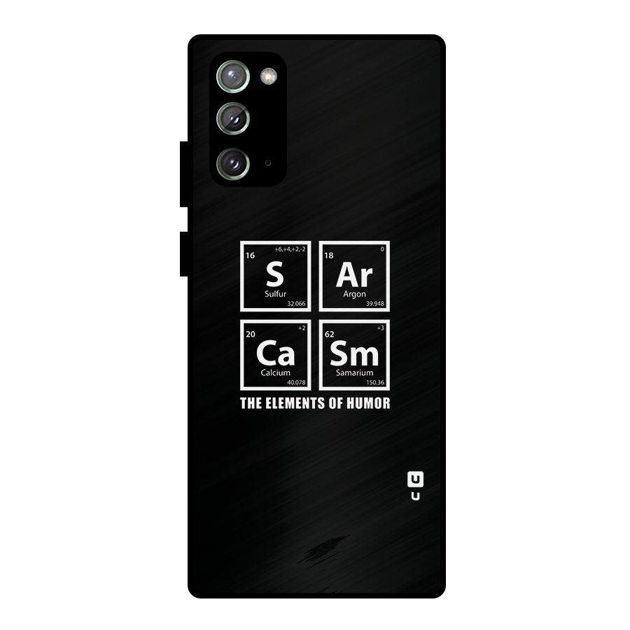 The Elements of Humor Metal Back Case for Galaxy Note 20