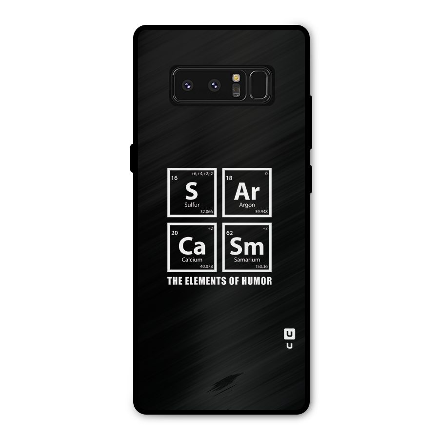 The Elements of Humor Metal Back Case for Galaxy Note 8