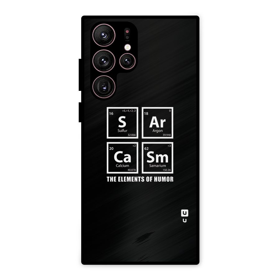 The Elements of Humor Metal Back Case for Galaxy S22 Ultra 5G
