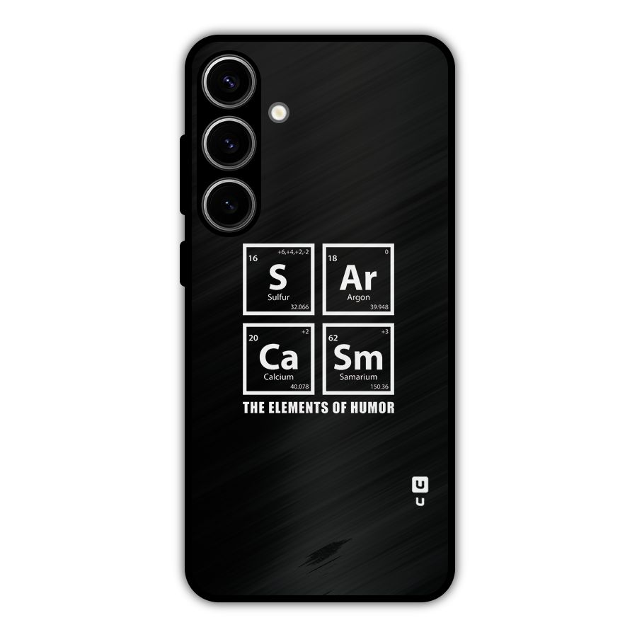 The Elements of Humor Metal Back Case for Galaxy S24 Plus