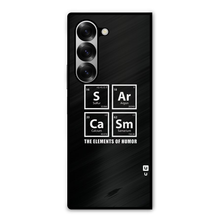 The Elements of Humor Metal Back Case for Galaxy Z Fold6