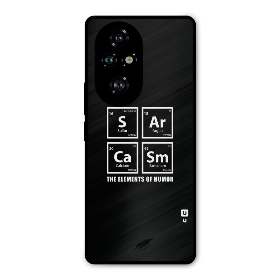 The Elements of Humor Metal Back Case for Honor 200 Pro