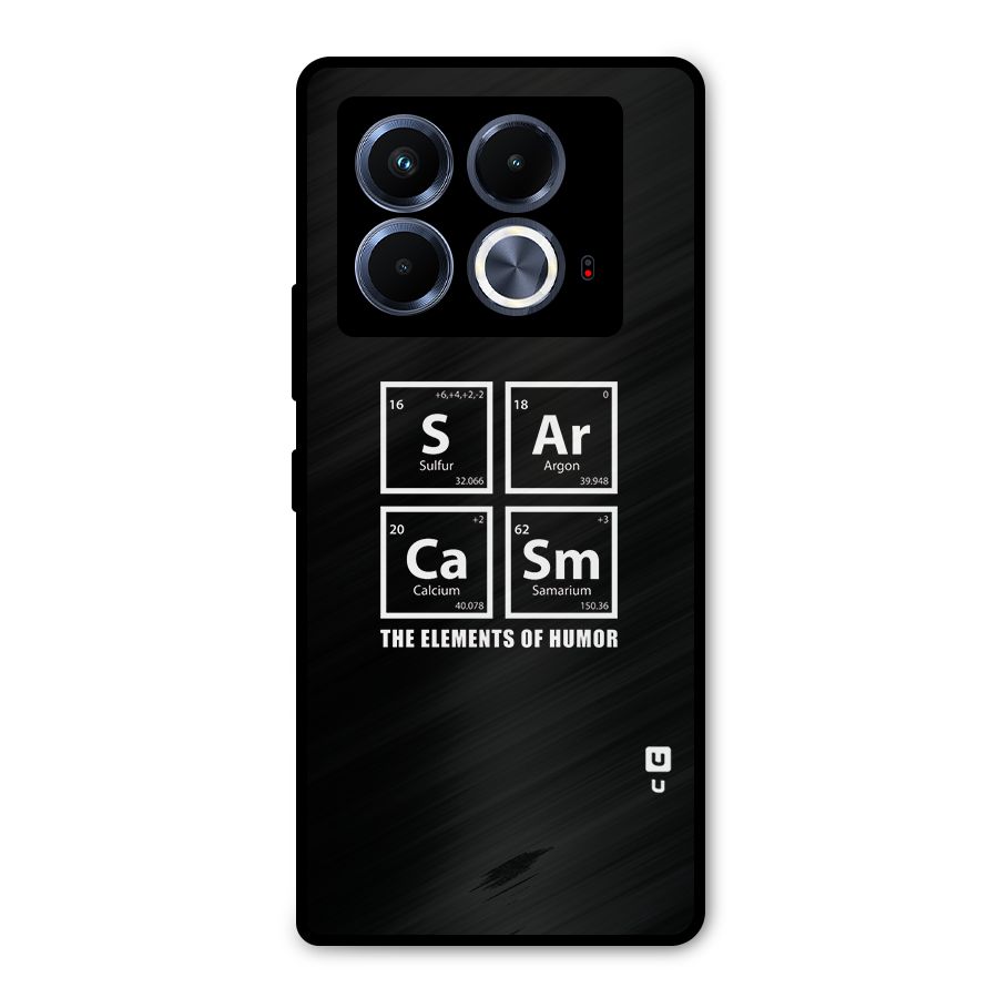 The Elements of Humor Metal Back Case for Infinix Note 40 5G