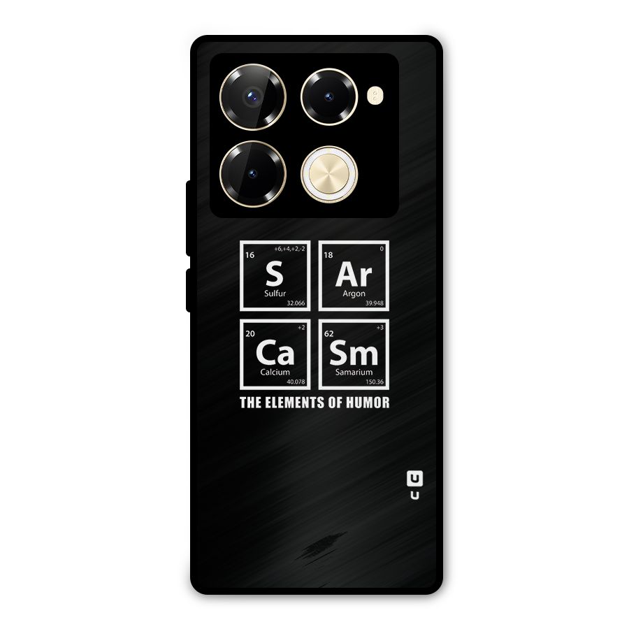 The Elements of Humor Metal Back Case for Infinix Note 40 Pro Plus