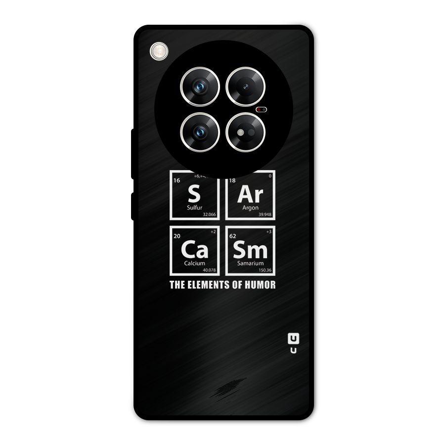 The Elements of Humor Metal Back Case for Infinix Zero 40 5G