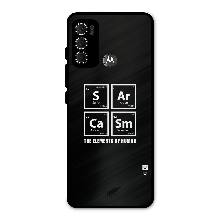 The Elements of Humor Metal Back Case for Moto G60