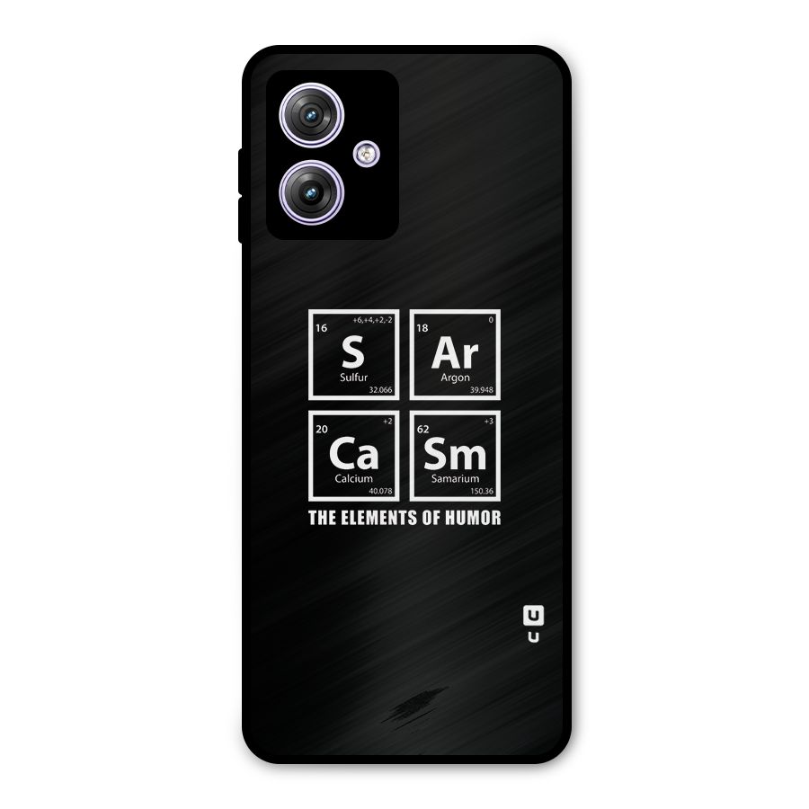 The Elements of Humor Metal Back Case for Moto G64