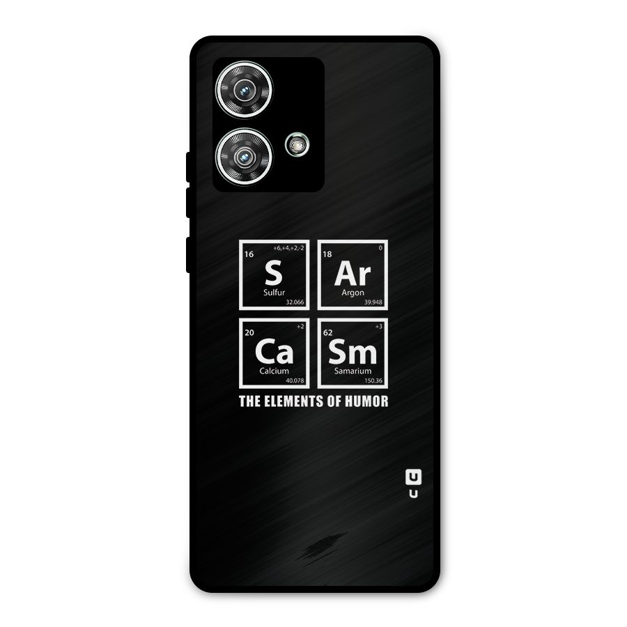 The Elements of Humor Metal Back Case for Motorola Edge 40 Neo