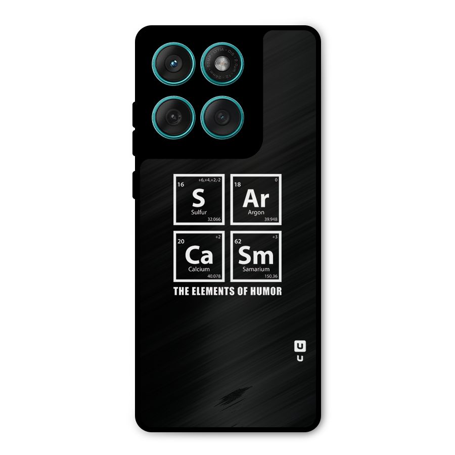 The Elements of Humor Metal Back Case for Motorola Edge 60 Fusion