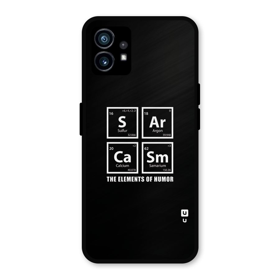 The Elements of Humor Metal Back Case for Nothing Phone 1