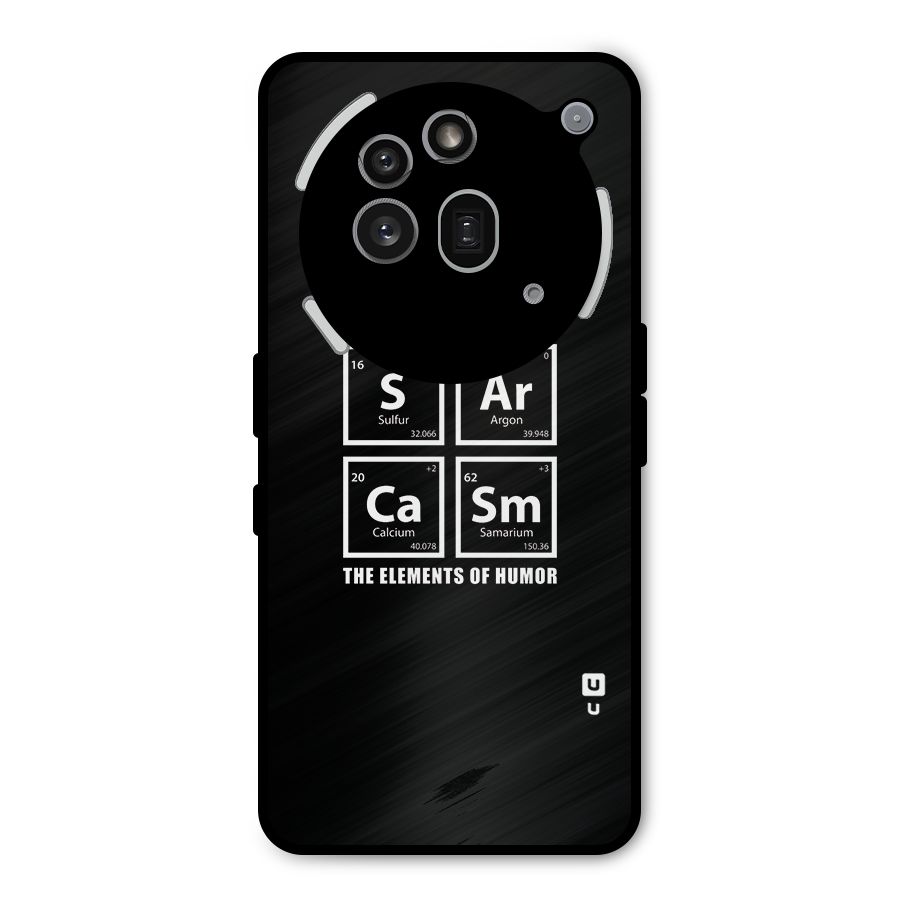 The Elements of Humor Metal Back Case for Nothing Phone 3a Pro