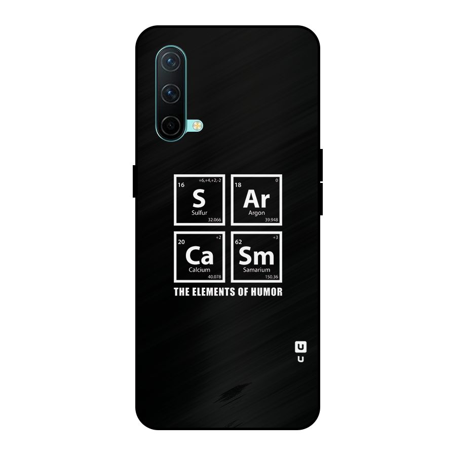 The Elements of Humor Metal Back Case for OnePlus Nord CE 5G