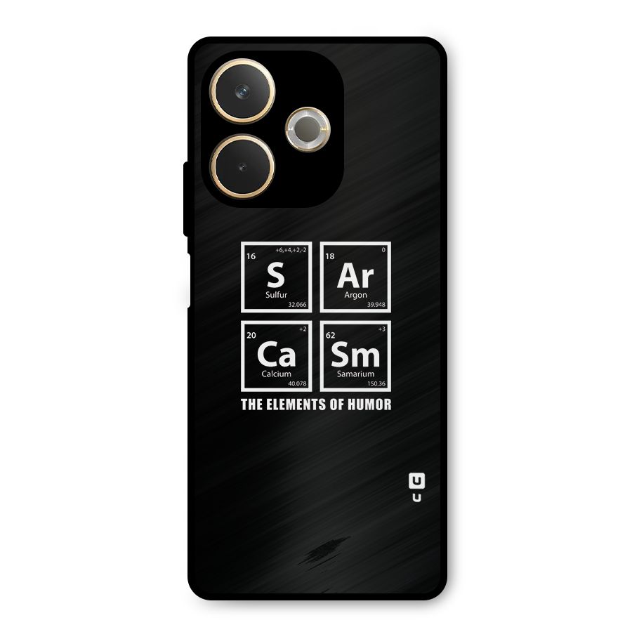 The Elements of Humor Metal Back Case for Oppo A5 Pro