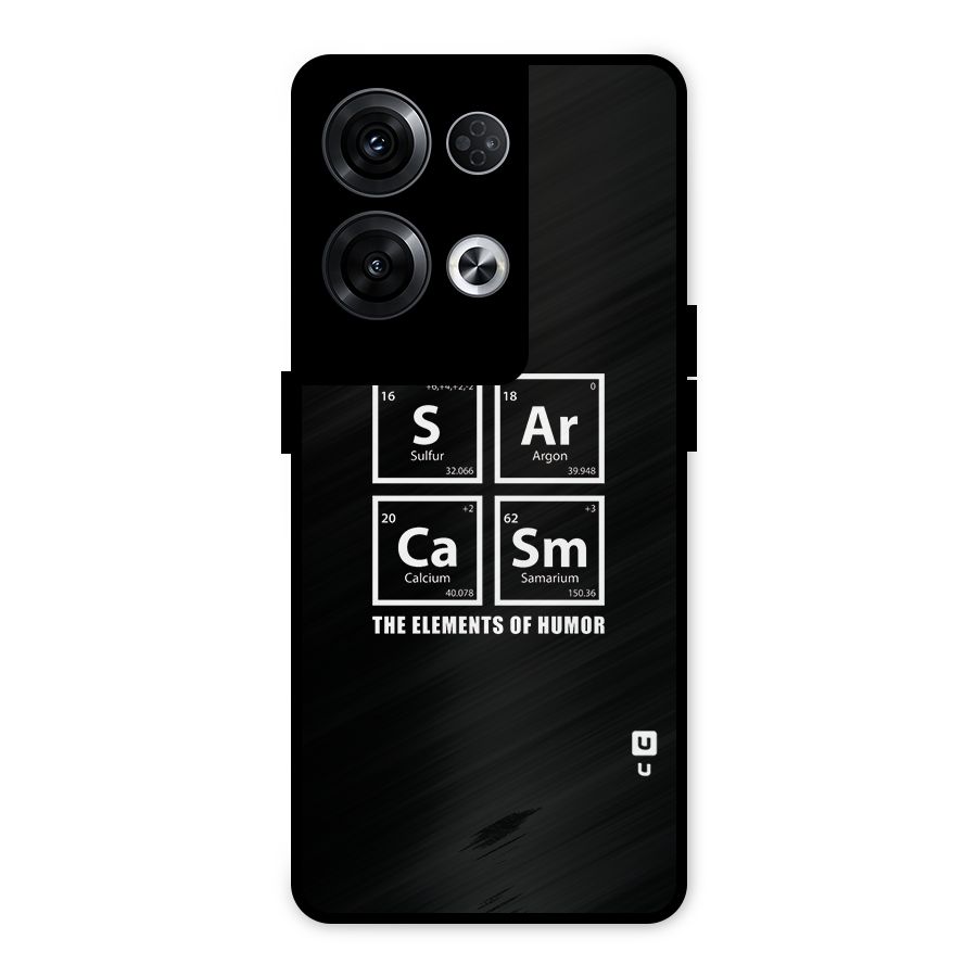 The Elements of Humor Metal Back Case for Oppo Reno8 Pro 5G