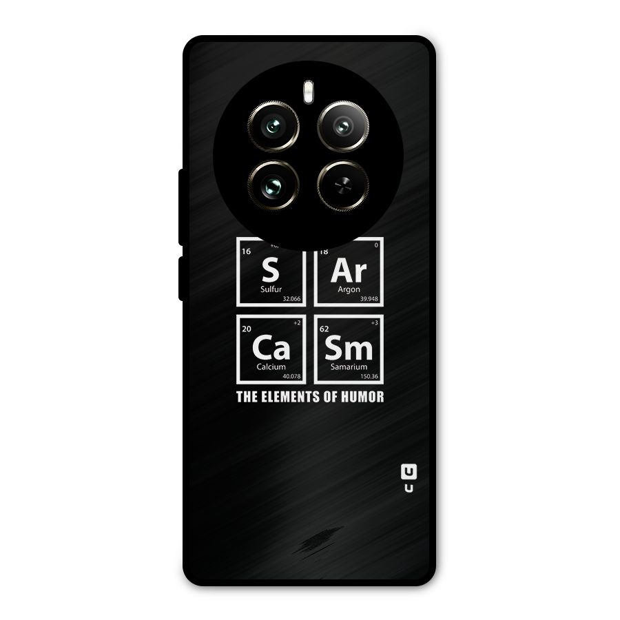 The Elements of Humor Metal Back Case for Realme 12 Pro